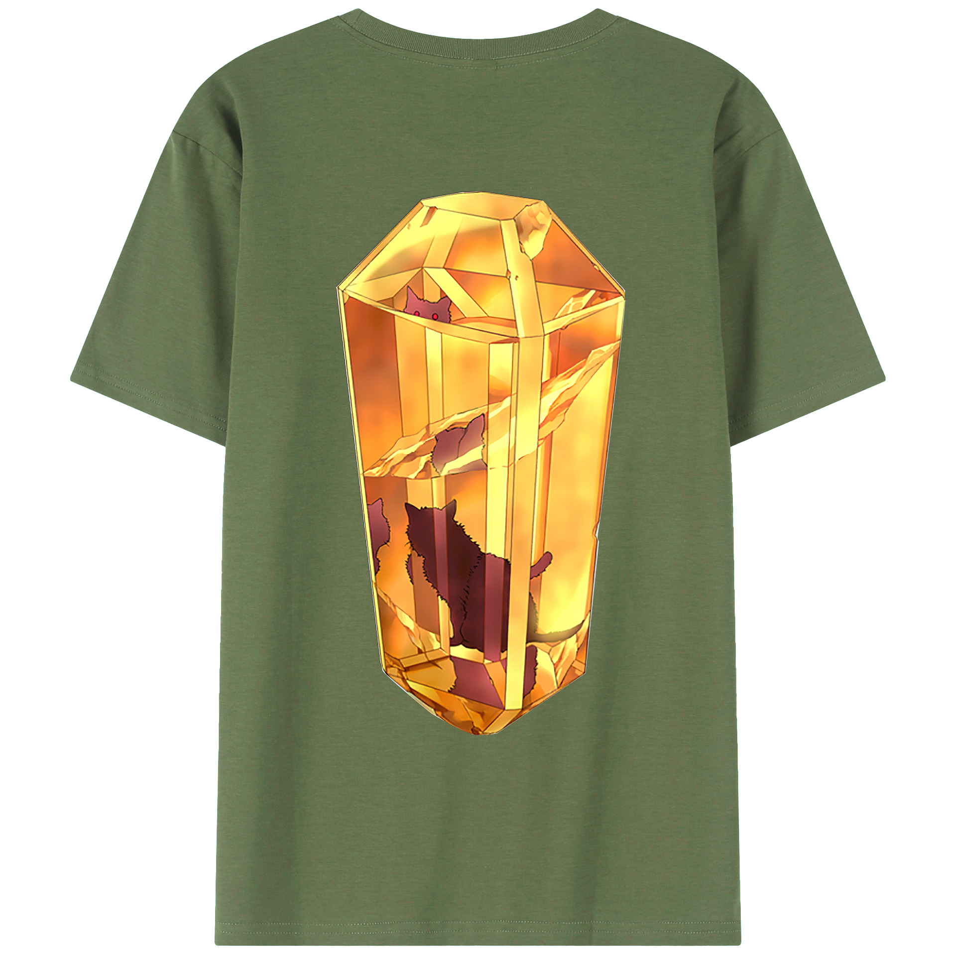 （画像用） 遊☆戯☆王 Yu-Gi-Oh! 綿100％ メンズ半袖Tシャツ（バックプリント） 通気性